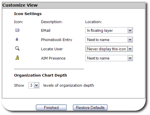 Customize View